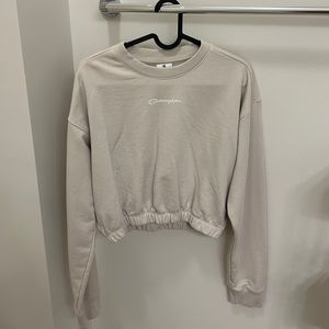 Champion long sleeve crop top